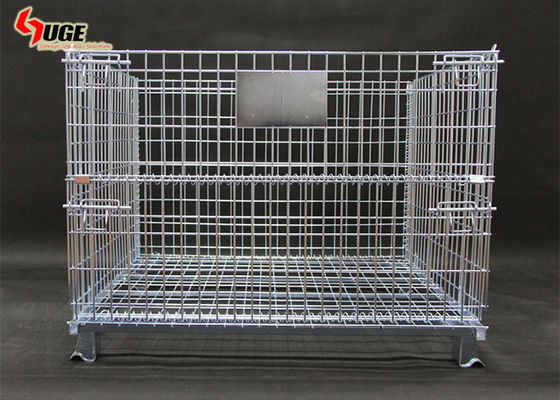 1500kg Steel Grid Kandang Penyimpanan Logistik Dengan Diameter Kawat Tebal 6mm