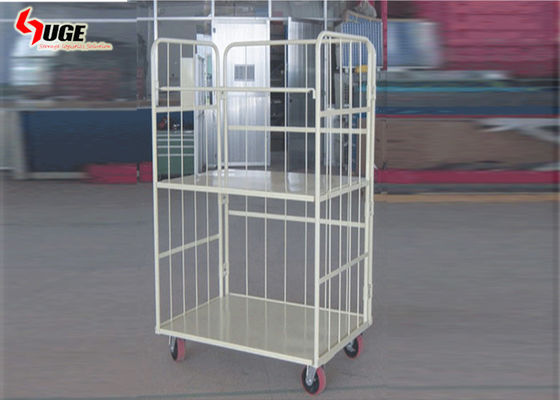 Troli Kandang Baja Pendingin Dengan Kastor Bisu Pu 1200 * 800 * 1600MM